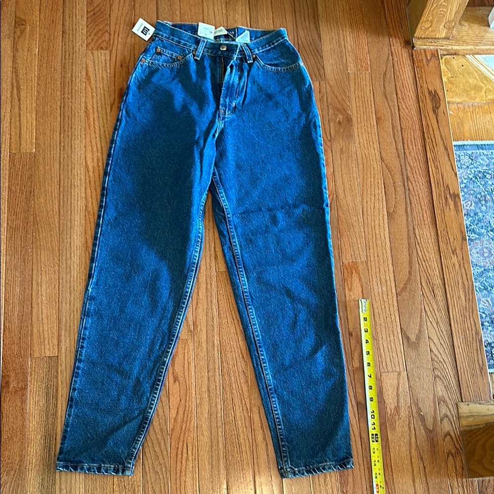 NWT vintage Gap blue jeans reverse fit zipper fly size 4